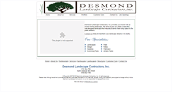 Desktop Screenshot of desmondlandscape.com